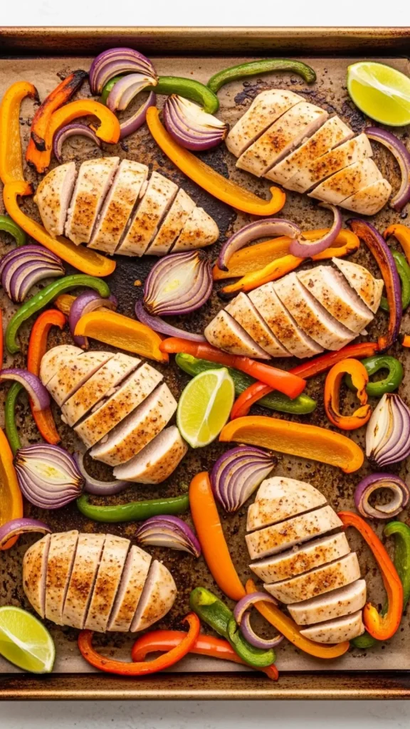 Sheet Pan Chicken Fajitas