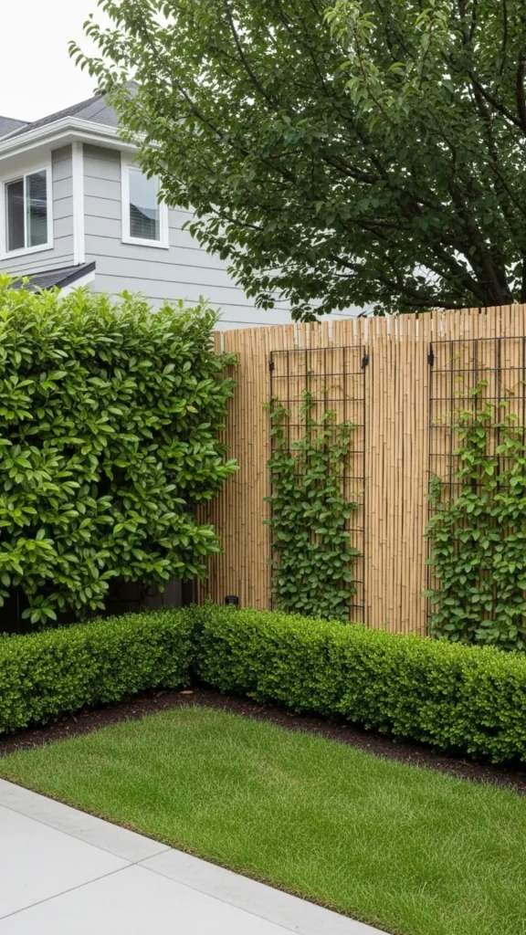 Create Privacy with Hedges or Screens