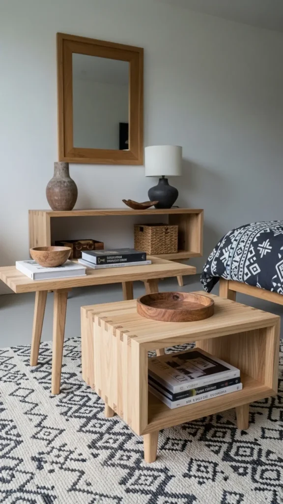Natural Wood and Raw Materials Furniture