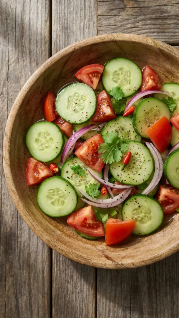 Filipino-Style Cucumber & Tomato Salad (Ensaladang Pipino)