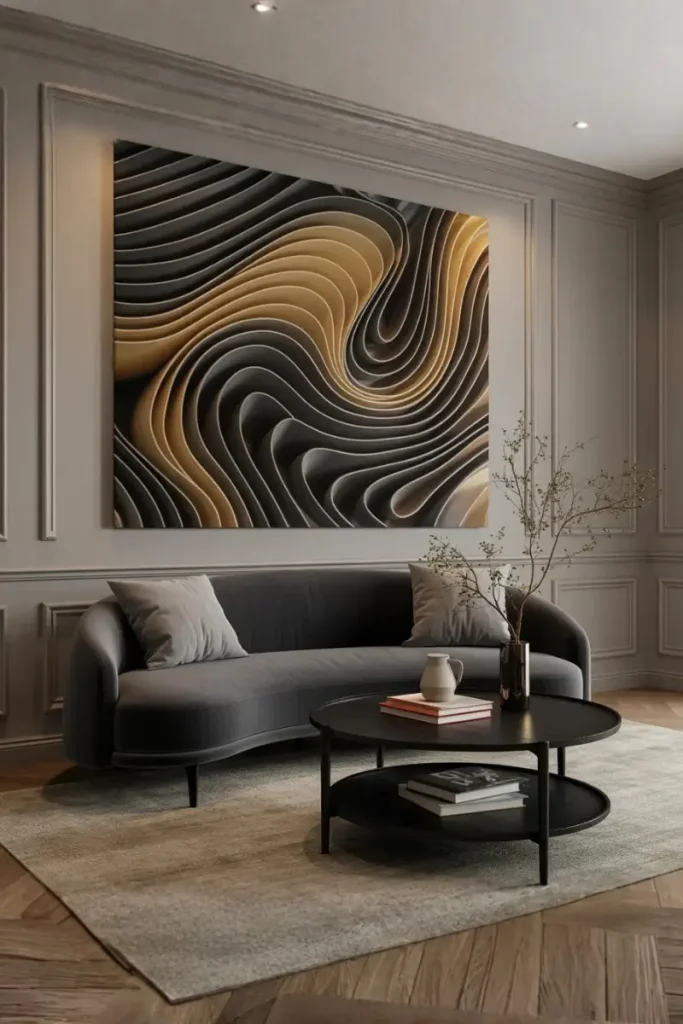 Statement piece in living room