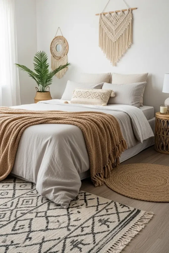 Minimalist Boho bedroom Ideas