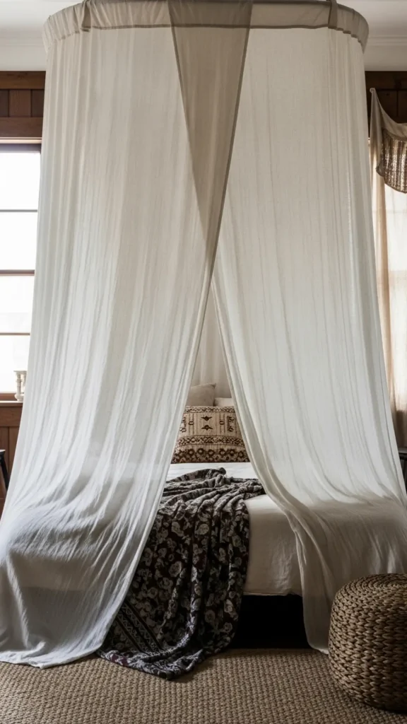 Canopy Beds or Draped Fabrics