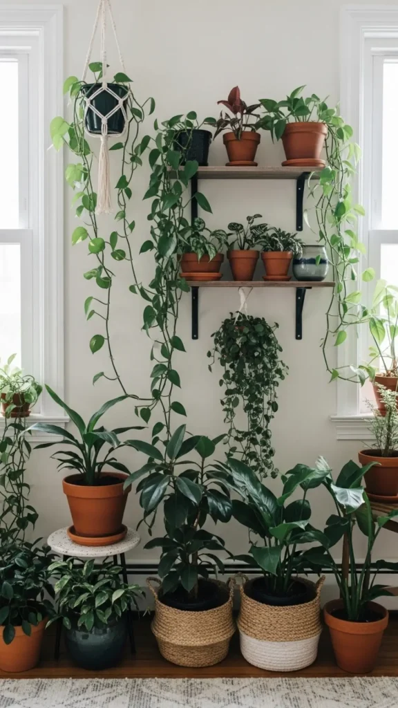 Abundant Houseplants and Greenery