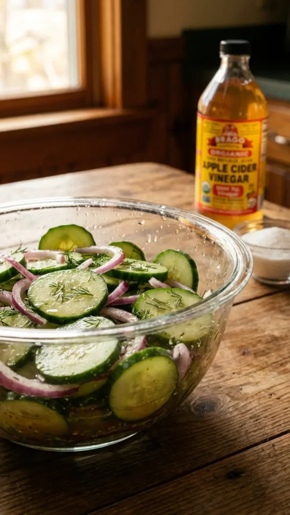 Simple 4-Ingredient Everyday Cucumber Salad