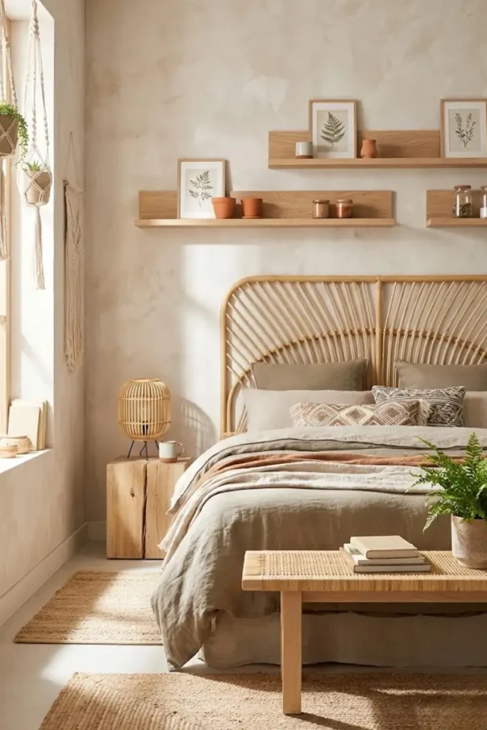 Use Natural Materials Like Rattan and Wood