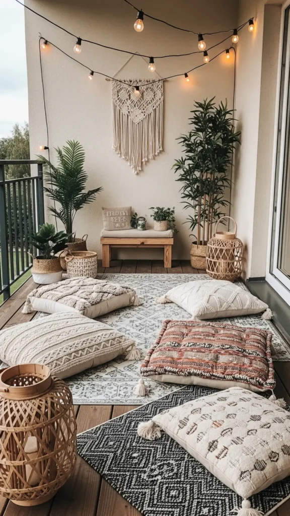 Indoor-Outdoor Boho Patio Elements