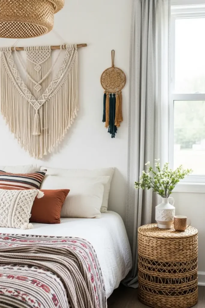 Macramé or Woven Elements