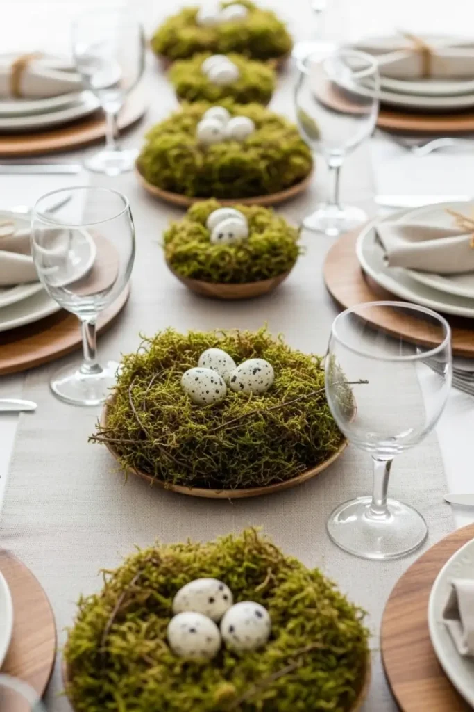 Moss and Egg Nests