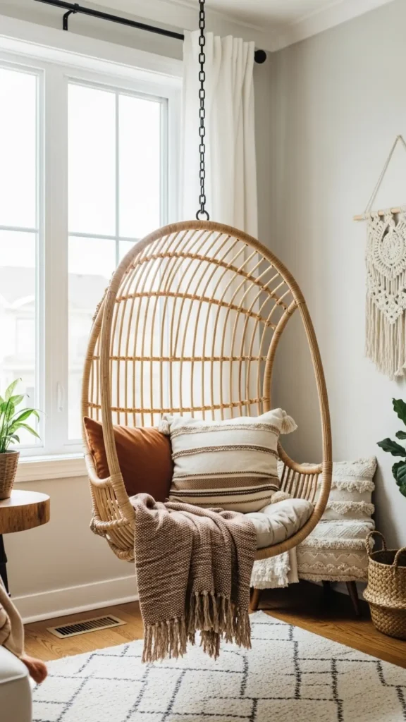 Hanging Wicker Chairs or Swings
