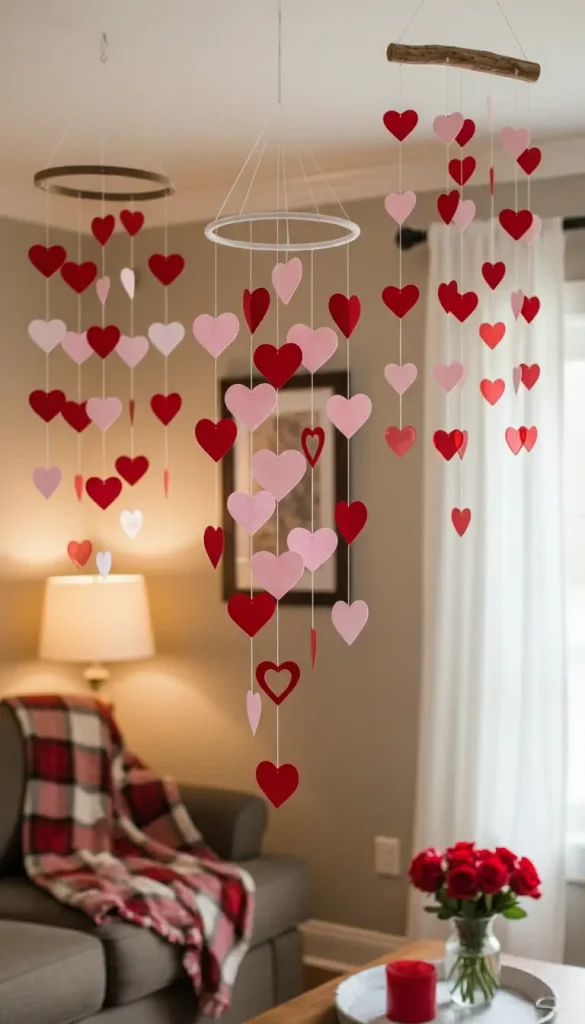 Hanging Heart Mobiles