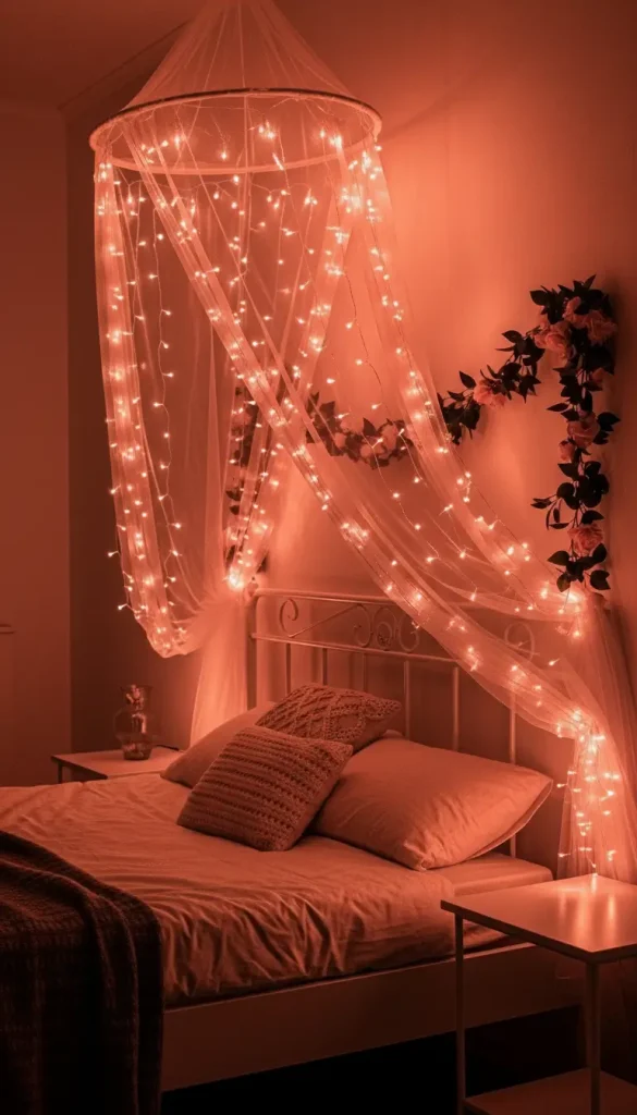 String Light Canopy or Centerpiece