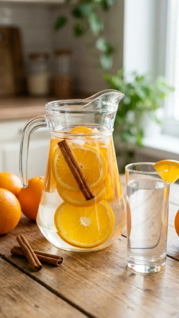 Orange and Cinnamon Detox Water