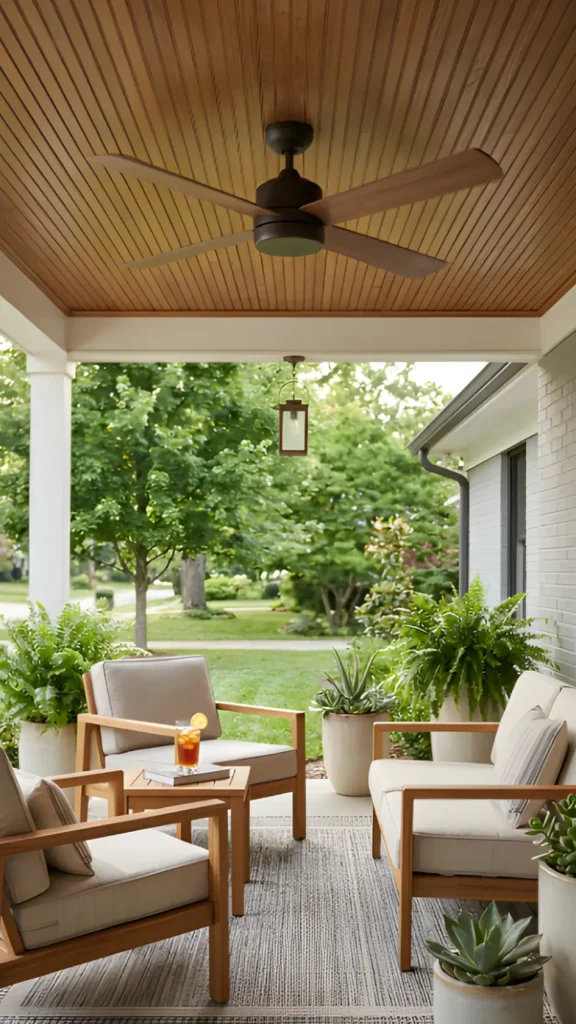 Install a Ceiling Fan for Comfort and Style