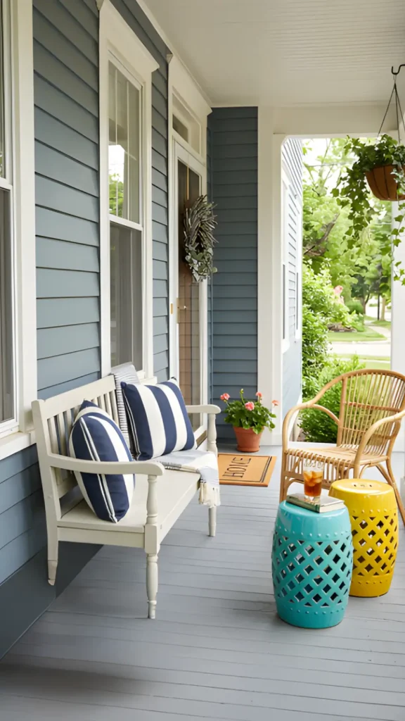 Add Bench Seating or Garden Stools