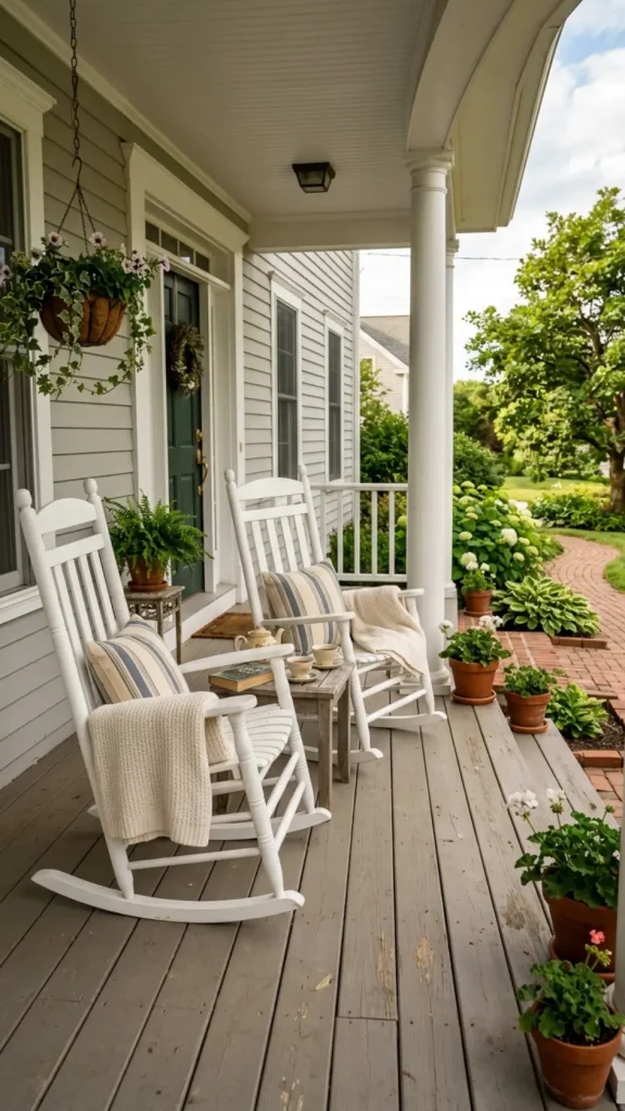 Install Rocking Chairs for Classic Charm
