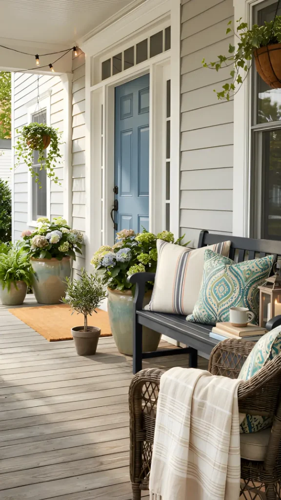 Incorporate Outdoor Pillows and Throws for Softness
