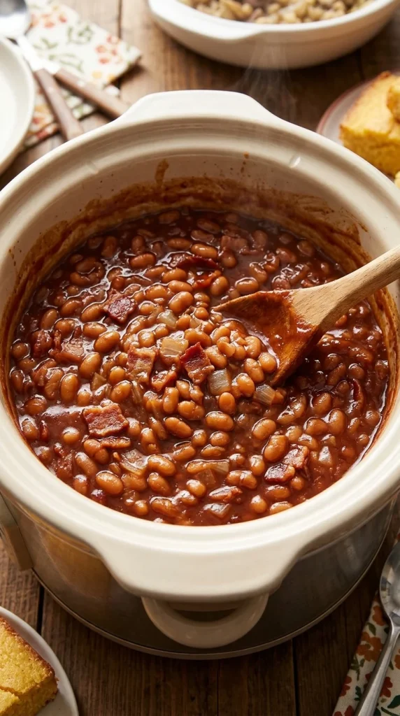 Baked Beans (Slow Cooker Style)