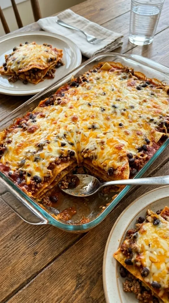 Beef Enchilada Casserole