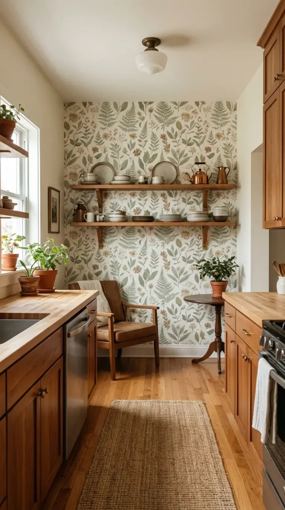 Botanical Wallpaper or Artistic Wall Treatments