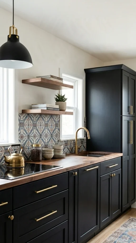 Brass & Patterned Tile Play