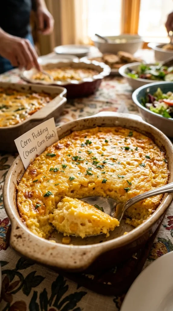 Corn Pudding (Cheesy Corn Bake)