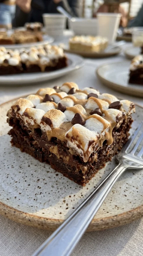 Chocolate Marshmallow Peanut Butter Brownies
