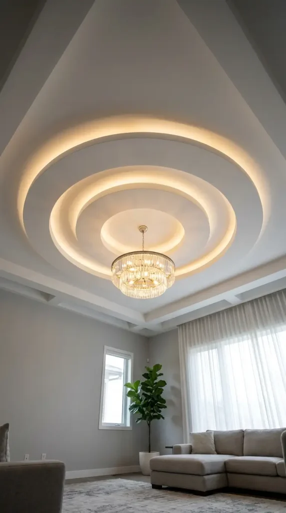 Circular or Concentric Ceiling Design