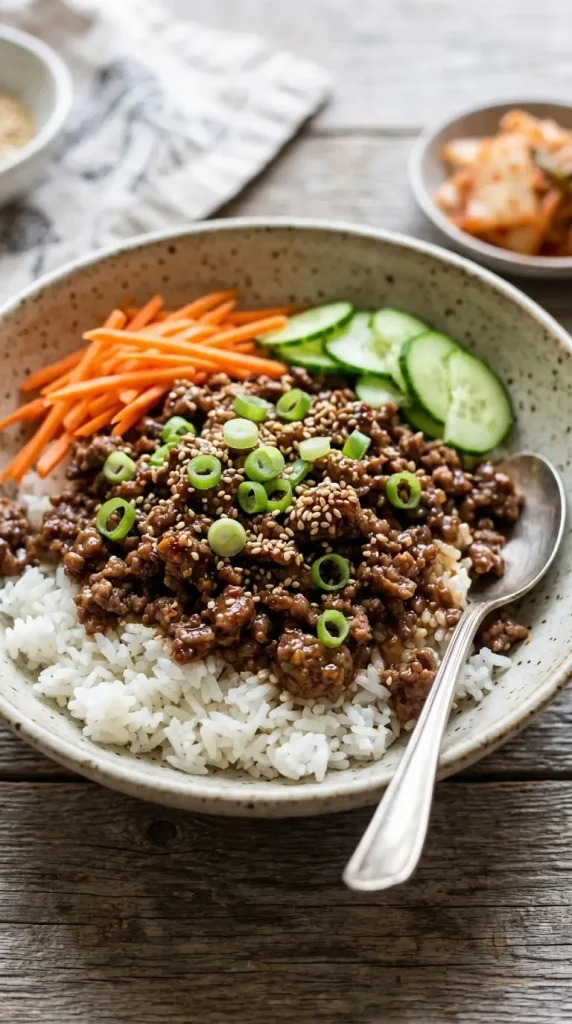 Easy Korean Beef Bowl