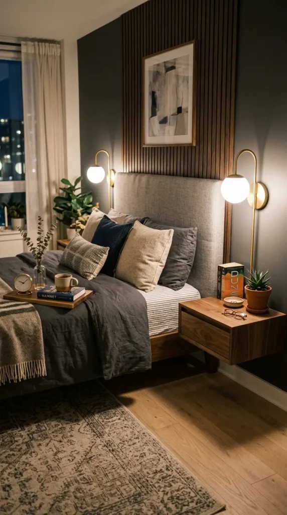 Floating Nightstands & Wall Sconces