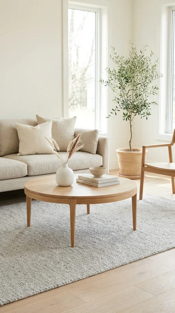 Light Wood Minimalist Tables