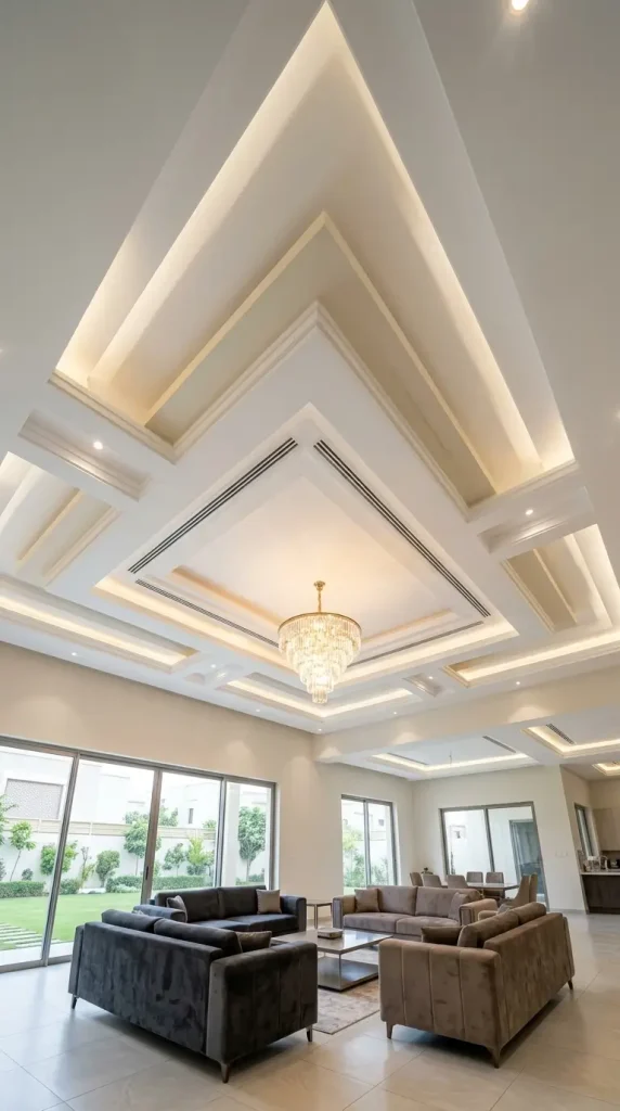 Multi-Layered POP Ceiling