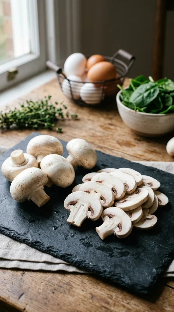 White Button Mushrooms