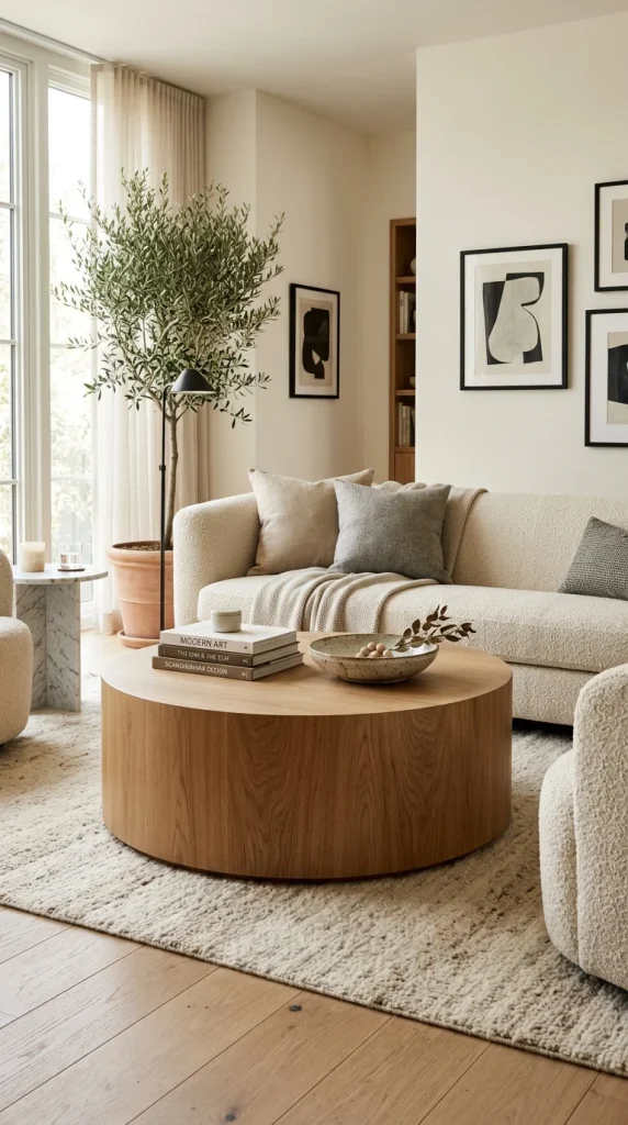 Drum or Cloud-Shaped Tables