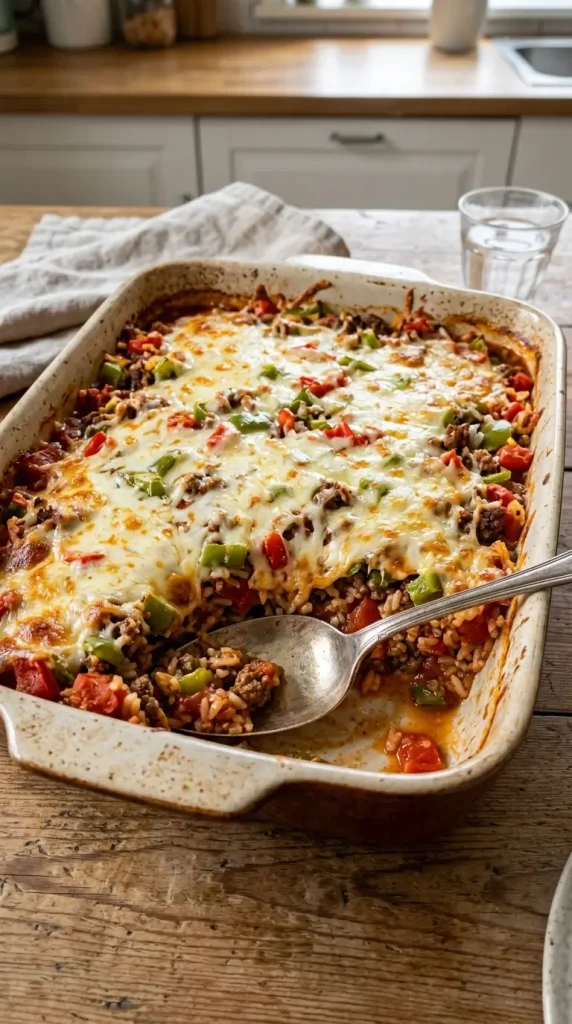 One-Pan Stuffed Pepper Casserole
