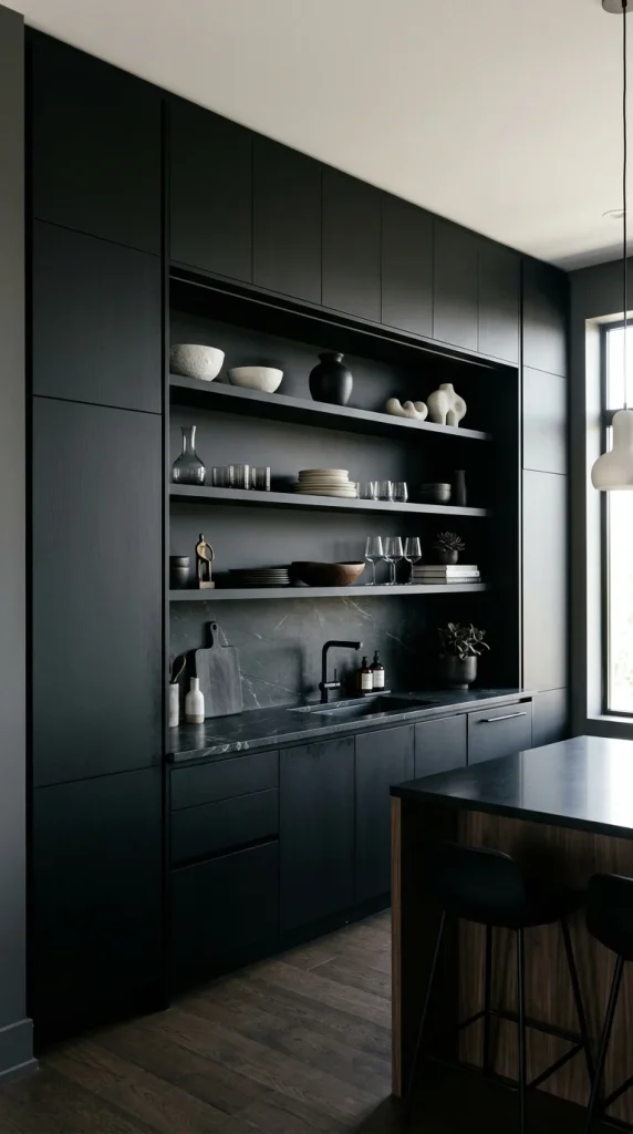 Open-Shelf Drama Wall