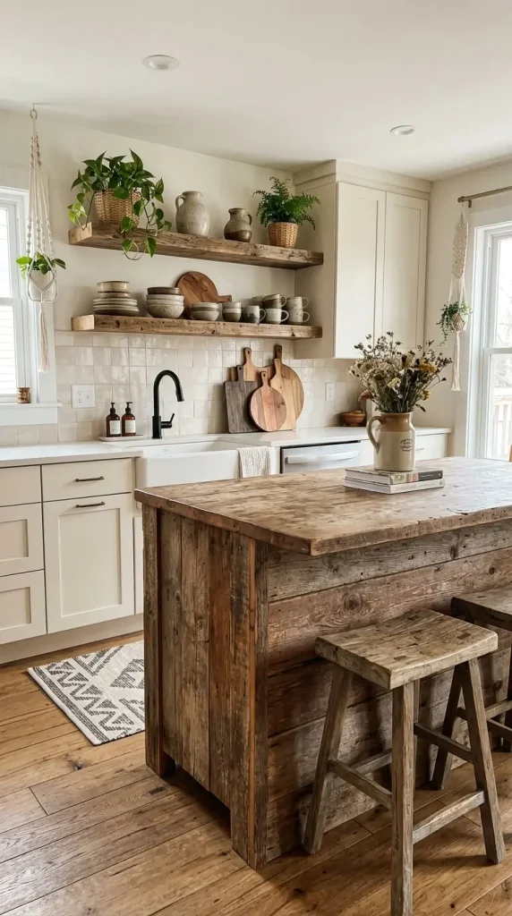 Reclaimed or Rustic Wood Elements