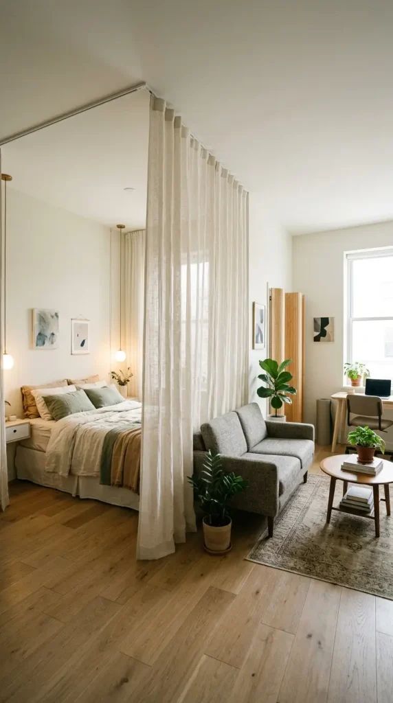 Room Dividers or Curtain Partitions