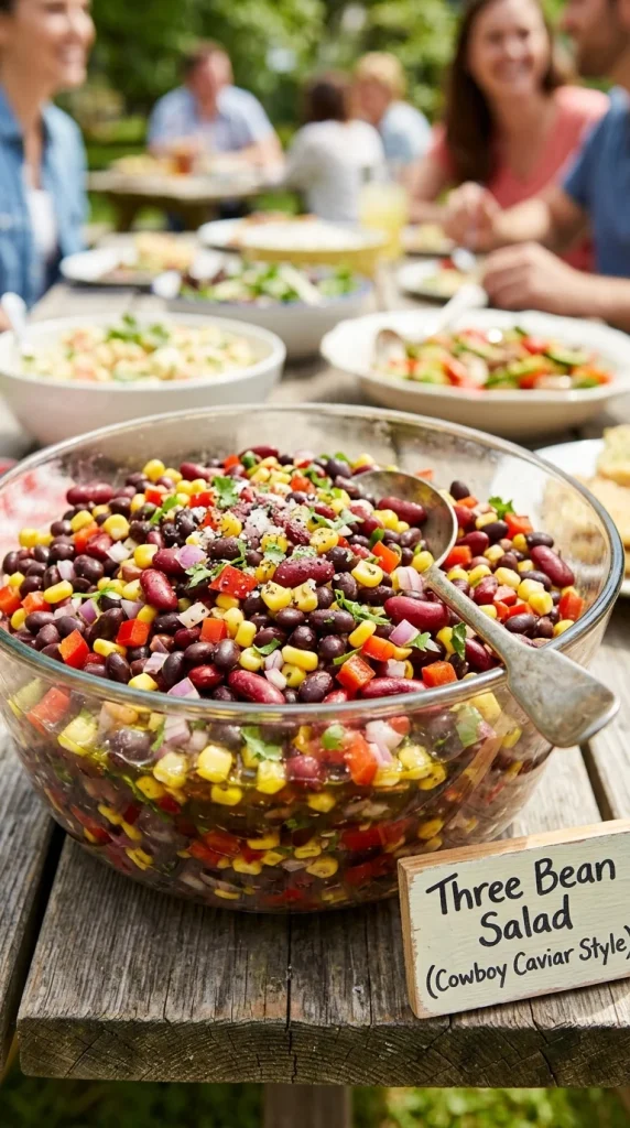 Three Bean Salad (Cowboy Caviar Style)