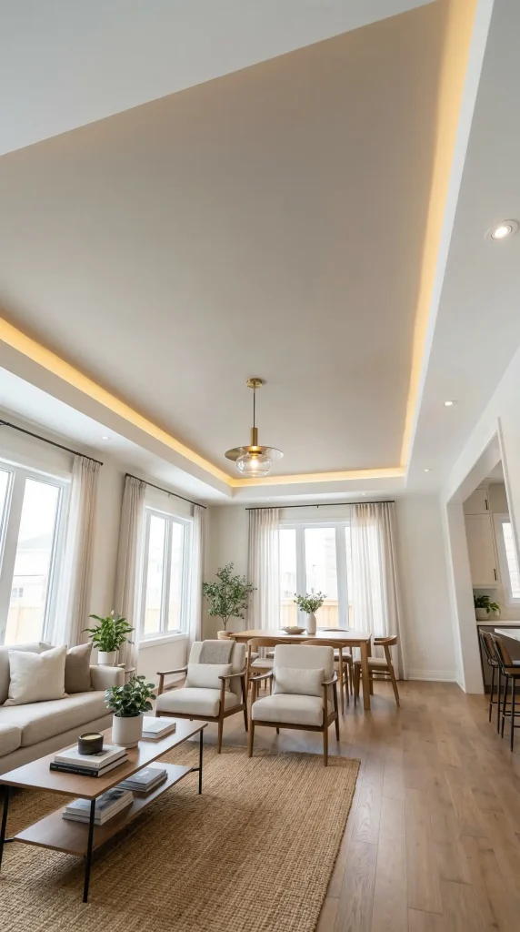 Two-Tone Ceiling Design