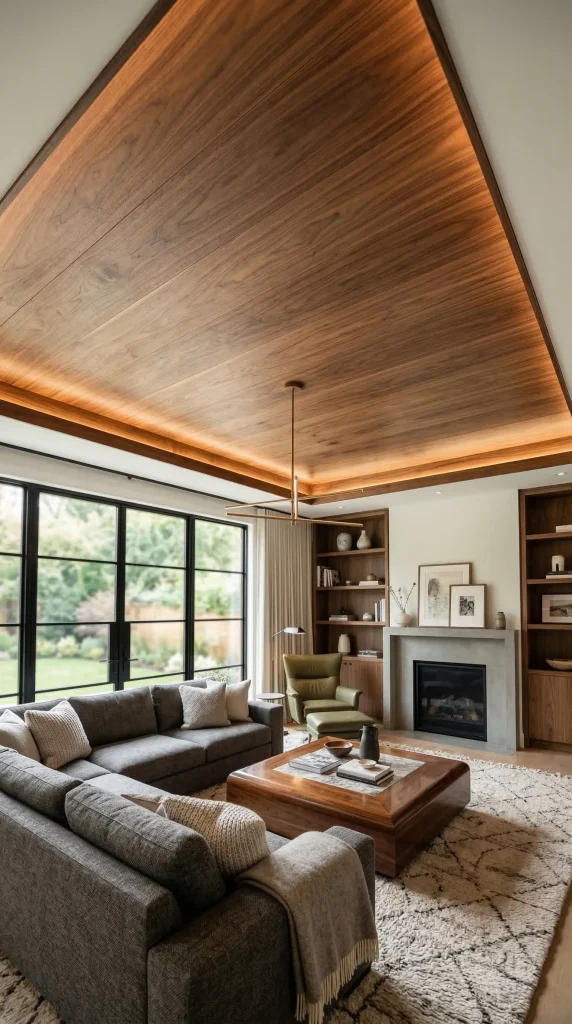 Wooden Veneer Ceiling