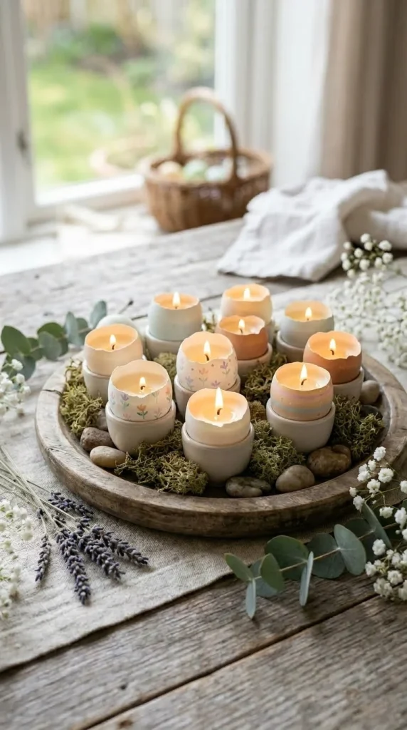 Eggshell Votive Candles