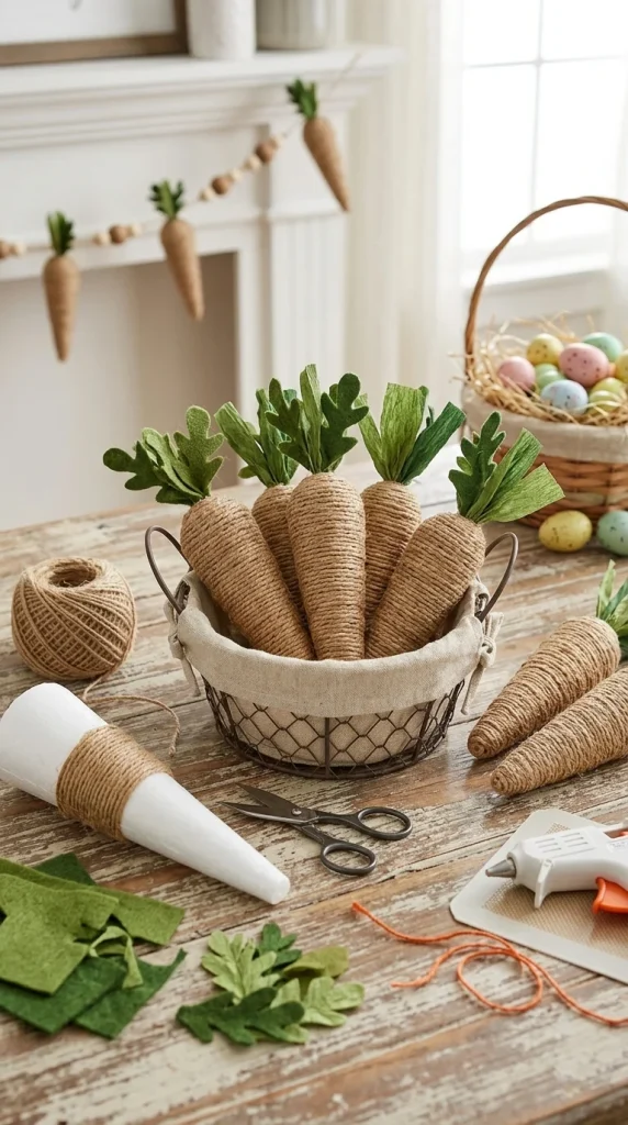 Twine-Wrapped Carrots