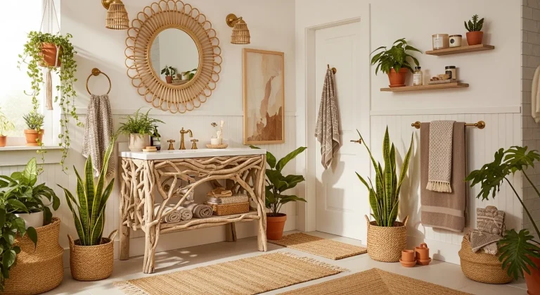 21 Boho Bathroom Ideas for a Relaxed Vibe