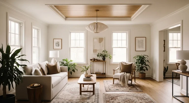 25 Living Room Ceiling Design Ideas That Wow
