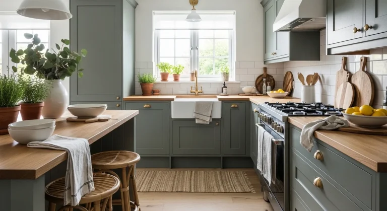 20 Green Kitchen Cabinet Ideas for a Natural Look
