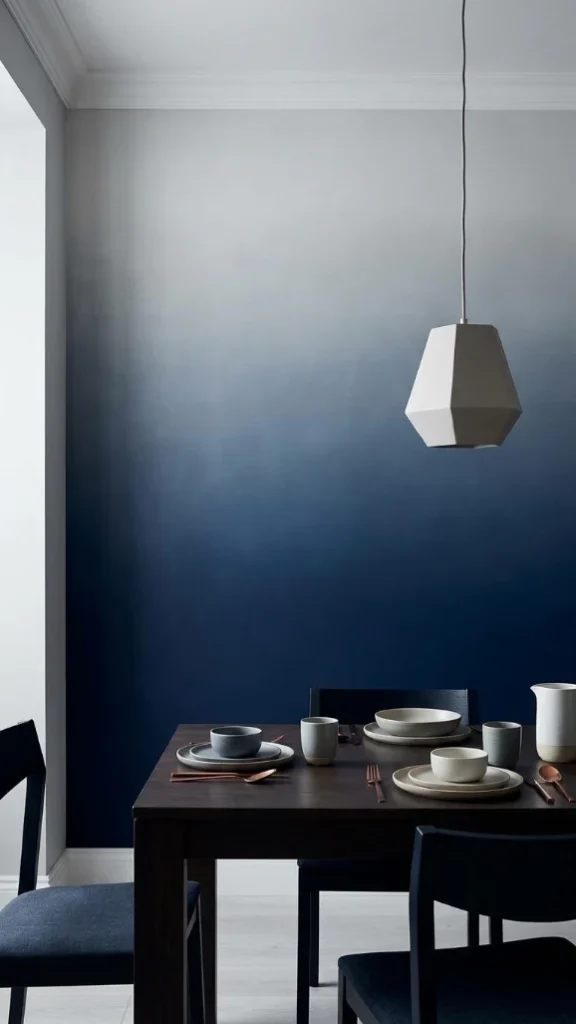 Ombré Gradient Accent Wall