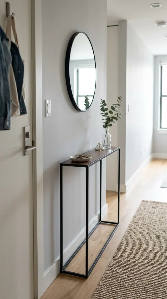 Ultra-Narrow Metal Frame Console