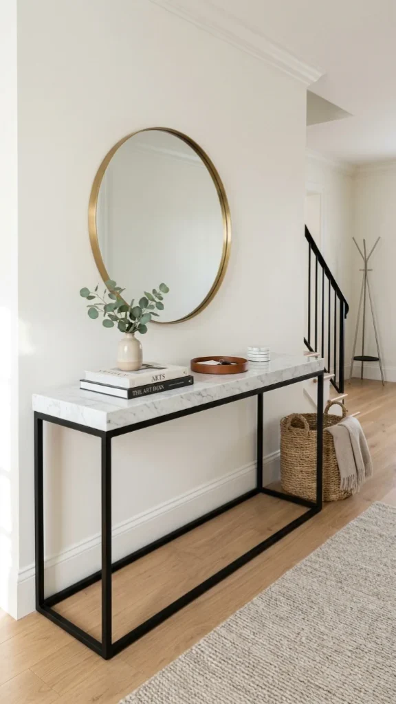Marble-Top Luxury Console