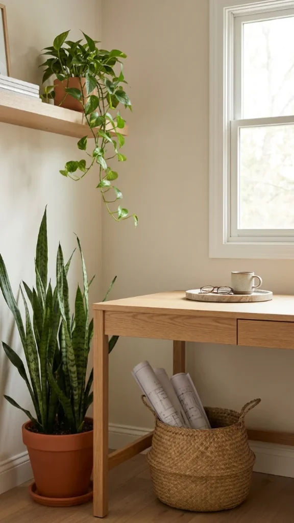 Bring in Plants + Natural Materials